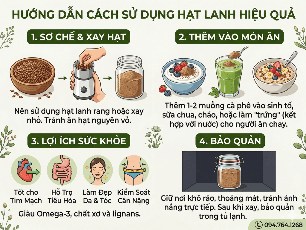 Cach che bien hat lanh the nao