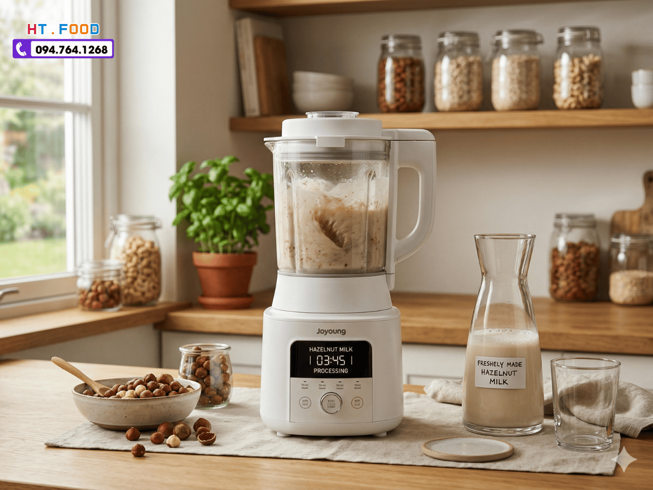 Cach lam sua hat phi thom ngon