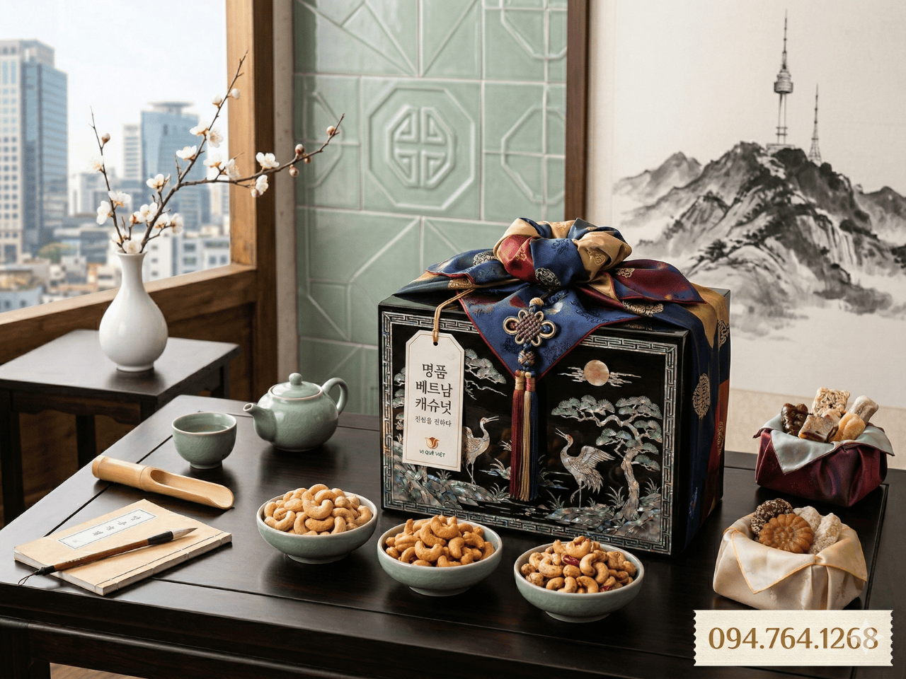 Co nen tang hat dieu cho nguoi han quoc