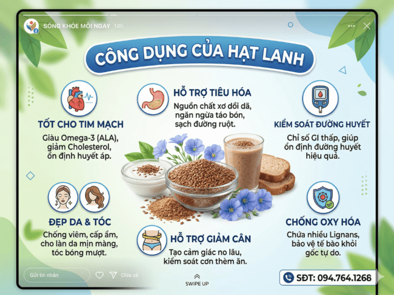 Công dụng và cách chế biến hạt lanh hiệu quả tại nhà?
