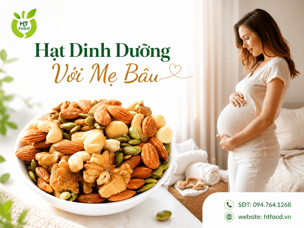 Hat dinh duong me bau 3 thang dau