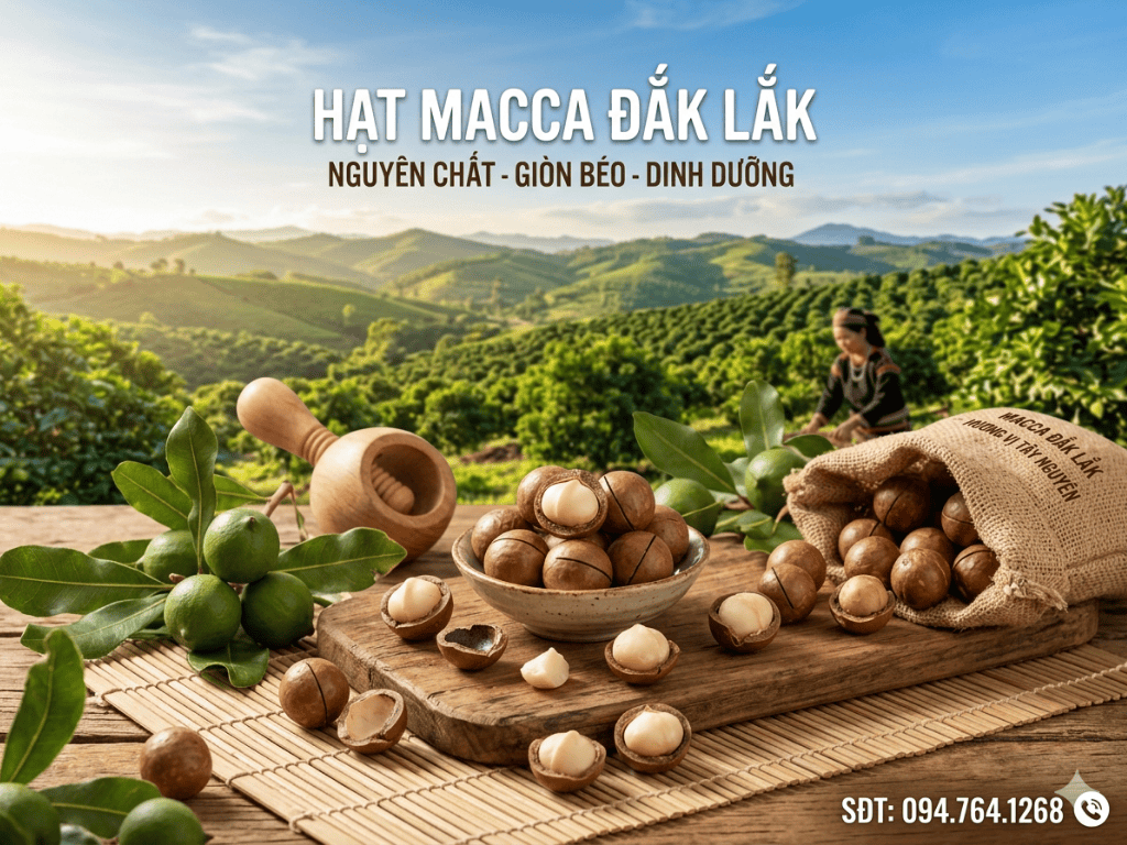 Hat macca Daklak mua o dau Tphcm