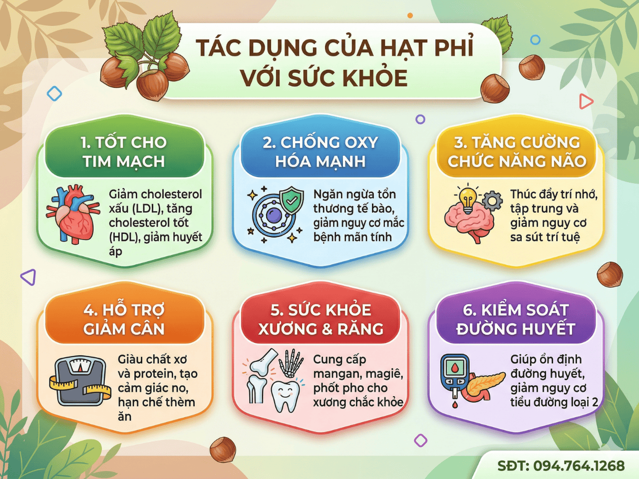 Hat phi voi suc khoe