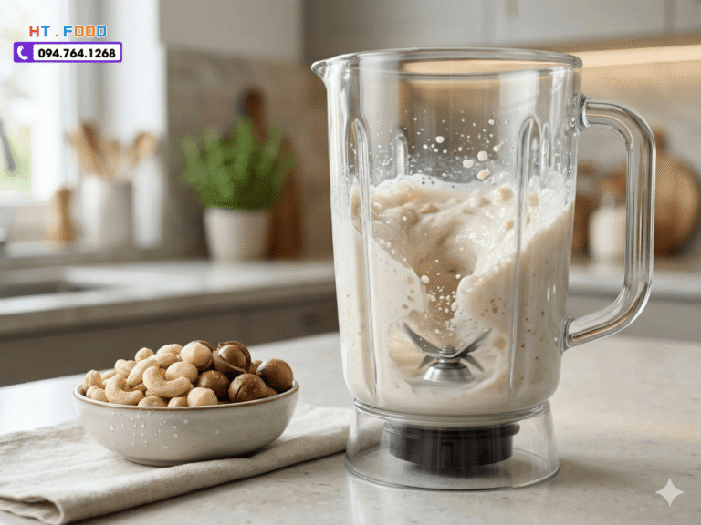 Sua hat macca mix hat dieu