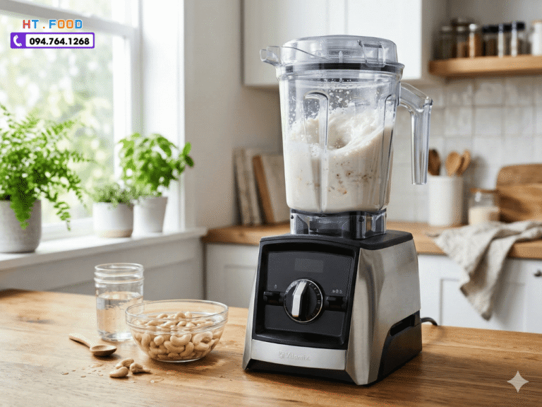 cach lam sua hat dieu bang may